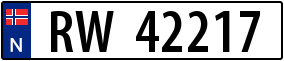 Truck License Plate